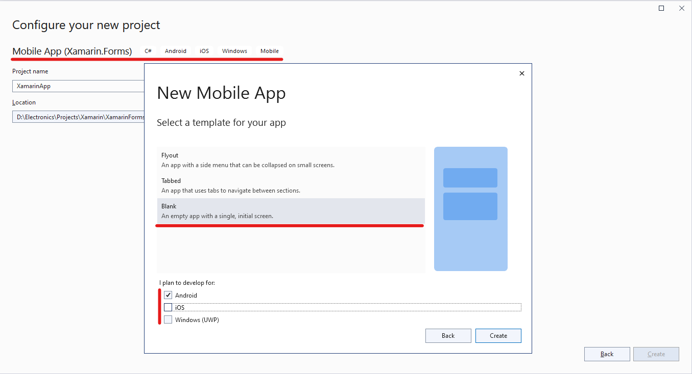Xamarin.Forms Project